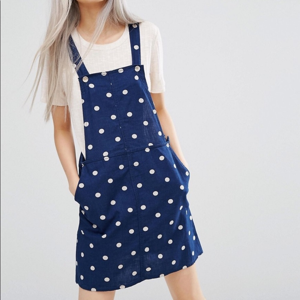 Polka dot Overall Dress